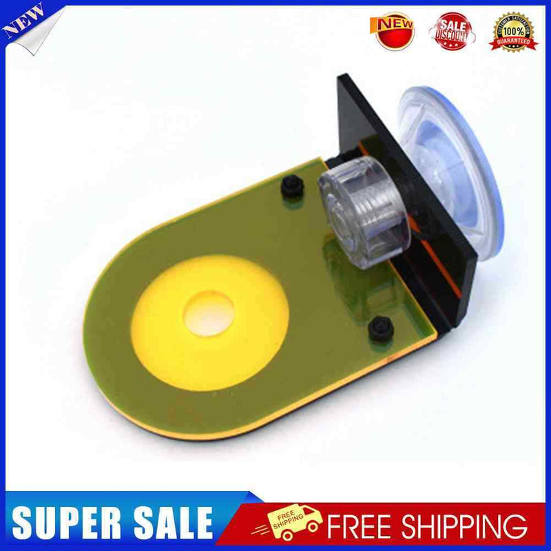 Fish Tank Coral Frag Rack Aquarium Reef with Plugs Suction Holder (Yellow)