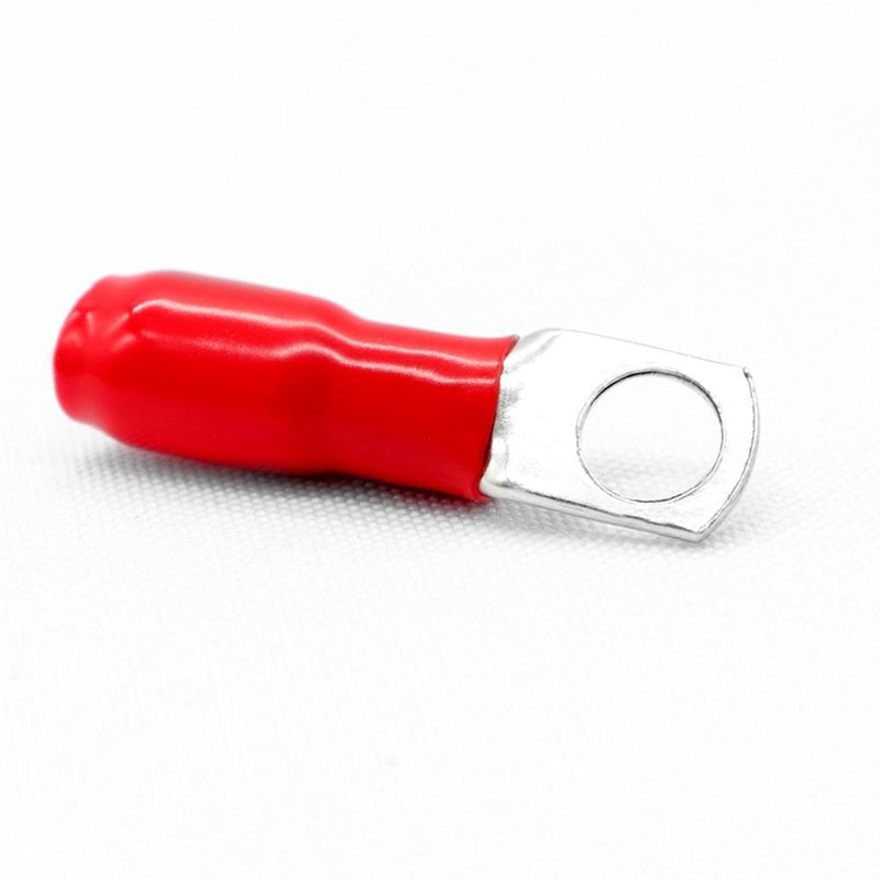 Ahomi 10x Car Audio Power Plug with 4 AWG Gauge M8 Male, Red & Black