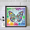 5D DIY Full Drill Diamond Painting Butterfly Embroidery Mosaic Kit Bedroom Decor