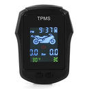 TPMS Waterproof Tire Pressure Monitor System Motorcycle with 2 External Sensors
