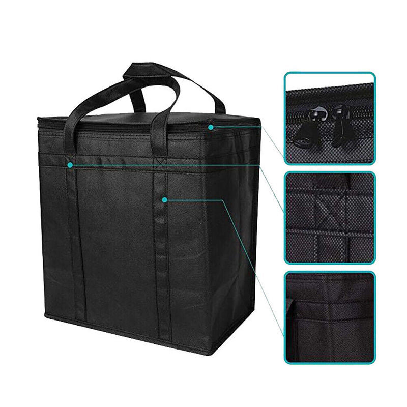 Insulated Thermal Cooler Picnic Bag Outdoor Camping Folding Lunch Food Tote Bags