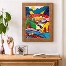 5D Diamond Painting DIY Cartoon House Full Round Diamond Mosaic Art