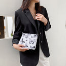 Retro Women Butterfly Plaid Pattern Shoulder Messenger Bag Ladies Small Handbags
