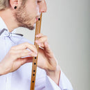 Bamboo Dizi Play Flute Traditional Musical Instrument for Beginner (E Key)