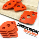 #A 4pcs Woodworking Trimming Radius Jig Router Templates Corners Quick Locators