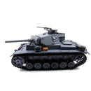 For Mato 1/16 RC tank German Panzer III boasting Metal Machine Gun Upgrade