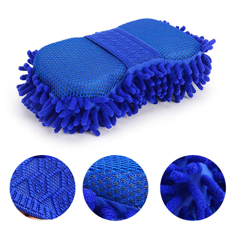 Ultra Soft Chenille Microfiber Car Wash Sponge for Washing Car SUV Motorcycle