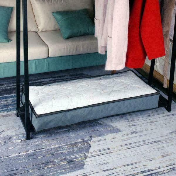 1x Under Bed Storage Zip Box Duvet Pillow Clothes Storage Tidy Bag L9V3 V6M1