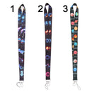 Fabric Moon Metal Clasp Card Lanyard Key Lanyard Neck Lanyard Phone Lanyard