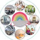 Push Bubble Rainbow Cloud Shoulder Bag Pendant Decompression Toys for Kids