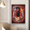 5D DIY Full Round Drill Diamond Painting Kit Halloween Pumpkin Drawing Orname