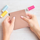 Women Wallets Napkin Tampon Bag Coin Purses Travel Cosmetic Bag (Pink*2)