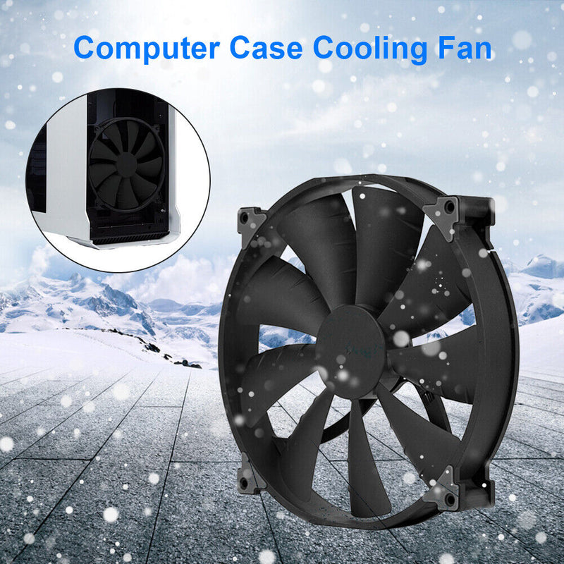 PHANTEKS PH-F200SP Chassis Cooler 3 Pin Computer Case Cooling Fan (Black) Newly