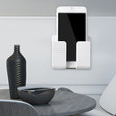 Wall Mounted Organizer Storage Box Phone Plug Remote Control Holder (A) Newly