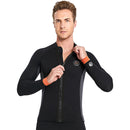 DIVE&SAIL Men 3mm Neoprene Wetsuit Jacket Top Scuba Diving Wet Suit (M) Newly