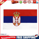 90x150cm Serbia Flag Polyester Hanging Republika Bunting Outdoor Banners