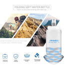 Collapsible Water Bottle Silicone Lightweight Travel Water Bottle for Gym Hiking