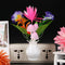 US Plug-in LED Night Lamp Flower Colorful Light Sensor Bedroom Home (LJ-1)