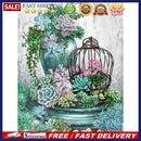 5D DIY Full Drill Diamond Painting Flowers Cross Stitch Craft Kit Home Wall