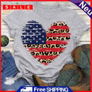 Independence Day Print Leopard Love (Light Grey L) T-Shirt