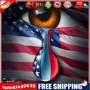 5D DIY round diamond tearful eyes rhinestone picture B1777