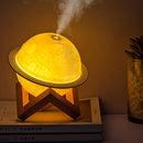 8W USB Planet Air Humidifier Moisturizer Ultrasonic Air Diffuser w/LED Lamp