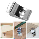 10pcs Right Angle Glass Shelf Suction Cup Fixing Support Clip Bracket (B) Newly