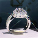 Big Diamond Ring Engagement Rings White Stone Ring Diamond Ring for Women