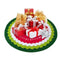 Xmas Floor Cover Carpet Floor Mat Christmas Tree Skirt 4 Layers Outdoor Blanket