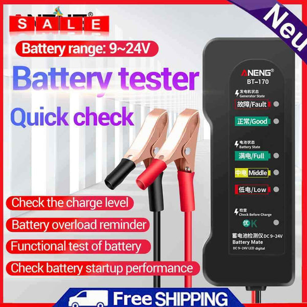 12V Car Battery Tester Car Diagnostic Tool Car Battery Tester for Car