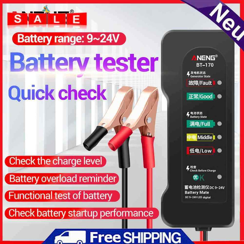 12V Car Battery Tester Car Diagnostic Tool Car Battery Tester for Car