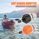 2x Rowing Boat Air Valve Kayak Paddle Board Pump Adapter (Black+Orange) Newly