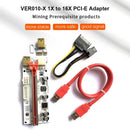 VER010-X PCIE Riser 1X to 16X Extender USB 3.0 Cable for Mining