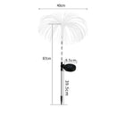 Solar Fireworks Jellyfish Lights Waterproof Outdoor Landscape Street Lamps