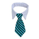 Tuxedo Striped Medium Large Dogs Cats Formal Collar Bow Tie Dog Necktie