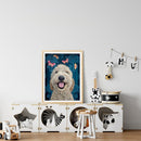 5D DIY Diamond Painting Kits Hairy Dog Full Square Drill Wall Animal Art Craf