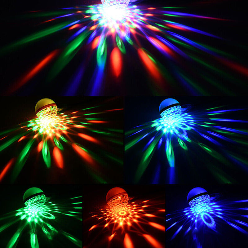 LED Colorful Magic Ball Projector Lights USB Club DJ Disco Bar Karaoke Xmas