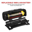 COB + XPE LED heavy flood light Smart Sensor headlight red light