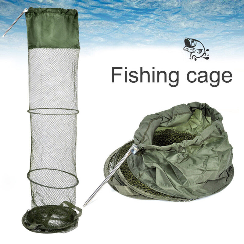 Fishing Dip Nets Folding Fish Trap Fishing Cage Basketball Shrimp Carp Fishing Tools