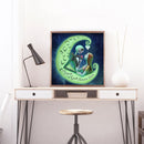 5D DIY Cartoon Skeleton Full Round Drill Diamond Painting Drawing Art Craft