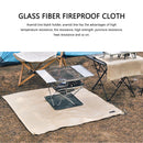 ShineTrip Fire Pit Mat Fireproof Outdoor Camping Stove Grill Blanket (S)