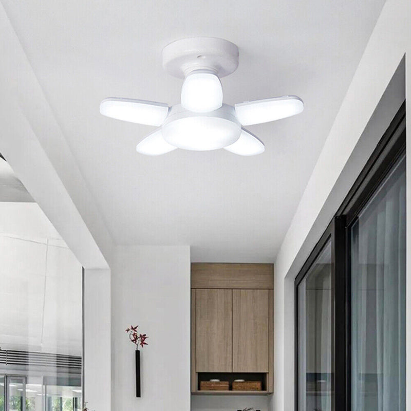 5+1 Leaves E27 Folding Garage Leaf Light Mini LED Household Bulb (165-265V)