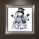 5D Diamond Painting Christmas Snowman Embroidery Cross Stitch Craft