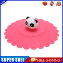 Cute Anti-dust Silicone Glass Cup Cover Coffee Seal Lid Cap (Panda)
