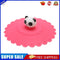 Cute Anti-dust Silicone Glass Cup Cover Coffee Seal Lid Cap (Panda)