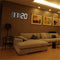 Large LED Digital Wall Clock Alarm Hanging Clock For Home Snooze Watch USB LED