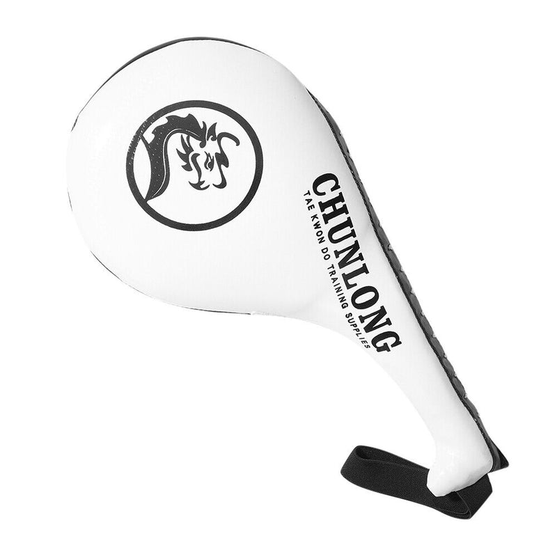 Taekwondo Sanda Kickboxing Pad Punch MMA Muay Thai Foot Target (A White) Newly