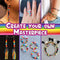 Bracelet Making Beads Kit Colorful Mixed Polymer Clay Beads DIY Jewelry Set