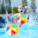 30cm Colorful Inflatable Beach Ball Summer Swimming Water Sports Game Fun Toys