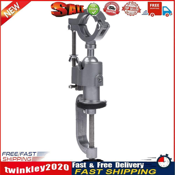 Clamp-on Grinder Holder Bench Vise for Electric Drill Stand 360 Rotating Newly